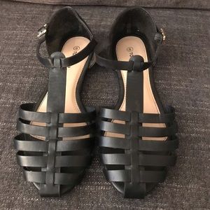 Top Moda black sandals 8